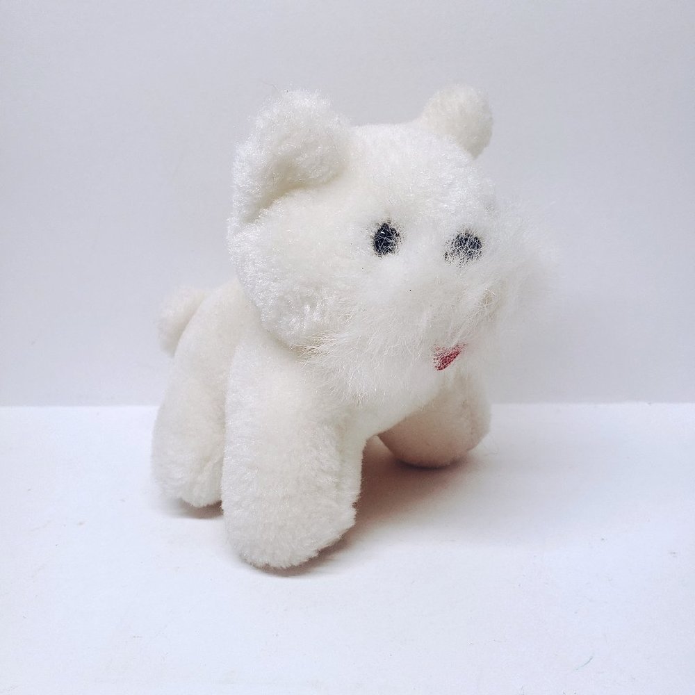 Amsel Plush Dog White Scottish Terrier Westie Stuffed Animal 5"